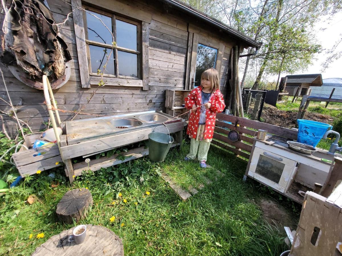 Hotel Slapen Tussen De Ezels In De Yurt Aarschot Exteriér fotografie
